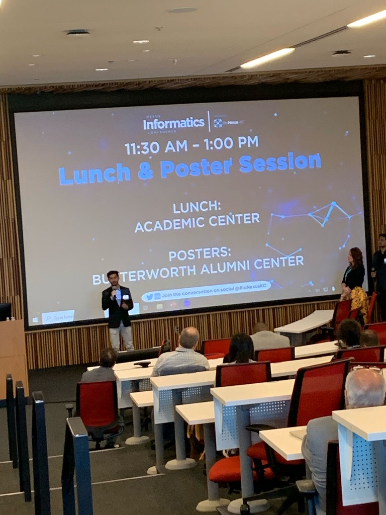 Presenting at the Informatics conference