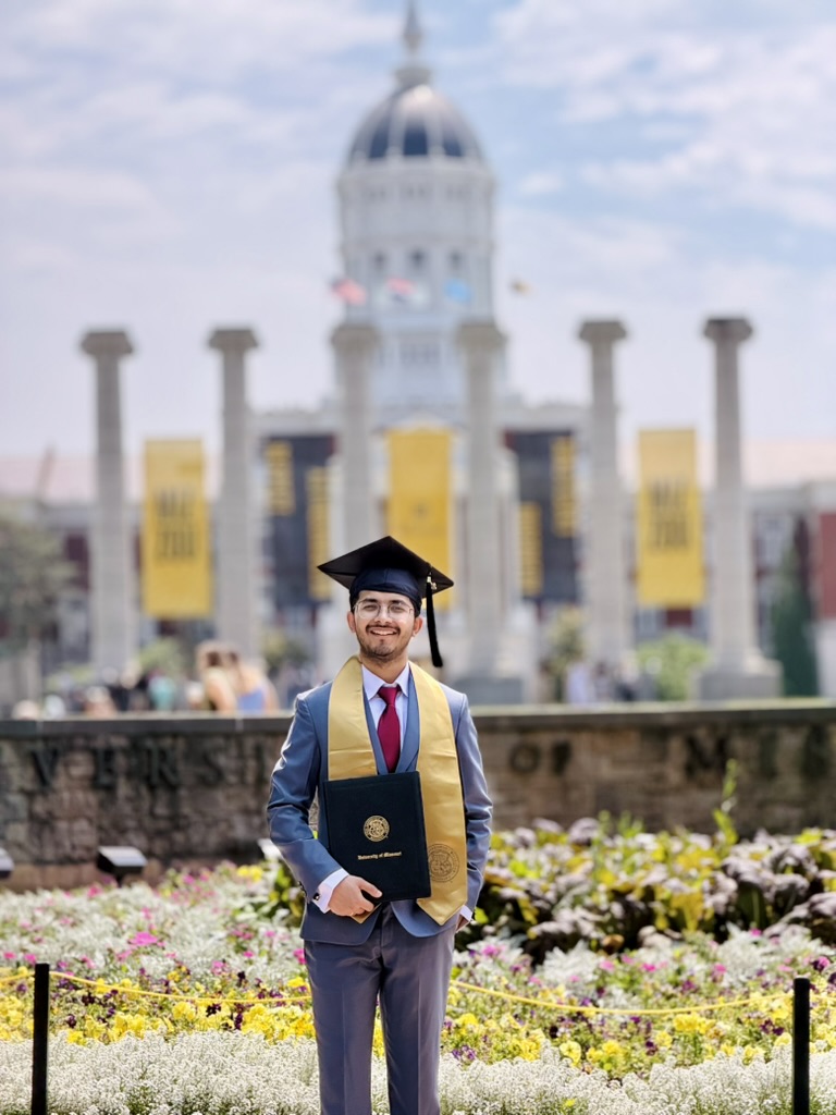 Graduation ceremony at University of Missouri
